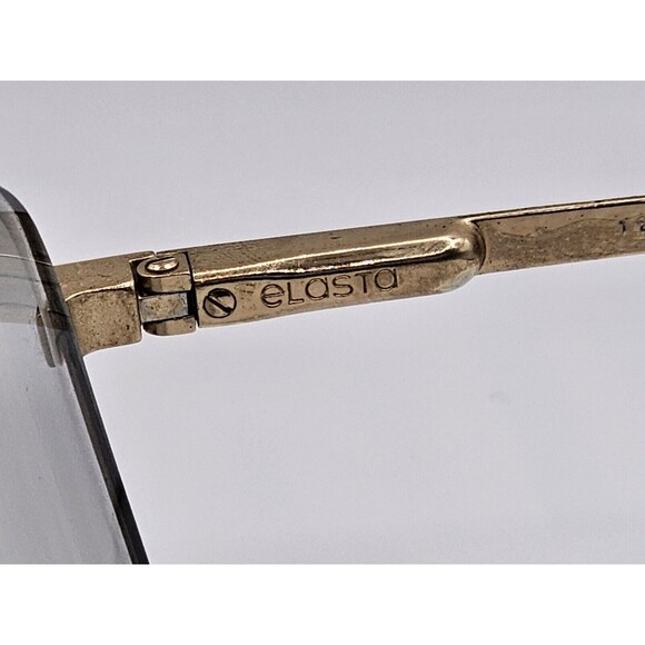 Safilo SPORTING Elasta Italy Full Rim Aviator Eyeglasses 140 Vintage FRAMES ONLY - Picture 10 of 11